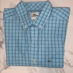 Lacoste plaid shirt